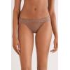Woman’s Pretty Flowers Panties(Natural – Caramel Dark Beige)