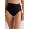 Woman’s Raw-Cut Microfiber French Knickers(Black – Black)