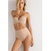 Woman’s Raw-Cut Microfiber French Knickers(Natural – Honey Soft Beige)