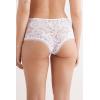 Woman’s Scent of Summer High Waist Hipster Brazilian(White – White)