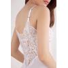 Woman’s Scent of Summer Lace and Fresh Bamboo Bodysuit(White – White)