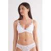 Woman’s Scent of Summer Padded Bra(White – White)