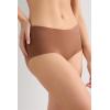 Woman’s Seamless Microfiber Hipster(Natural – Caramel Dark Beige)