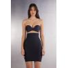 Woman’s Shaping Slip in Seamless Microfiber(Black – Black)