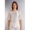 Woman’s Short Sleeve Silk and Modal Top