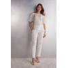 Woman’s Short Sleeve Silk and Modal Top