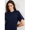 Woman’s Short Sleeve Top in Cotton(Blue – Intense Blue)
