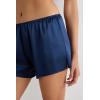 Woman’s Silk Shorts(Blue – Intense Blue)