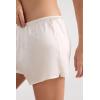Woman’s Silk Shorts(Ivory – Powder White)