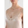 Woman’s Silk Slip with Lace Insert Detail(Natural – Avorio Crema)