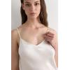 Woman’s Silk Slip(Ivory – Powder White)