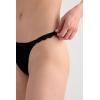Woman’s Silk and Lace G-String(Black – Black)