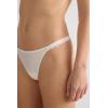 Woman’s Silk and Lace G-String(Ivory – Talc White)