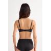 Woman’s Silvia Push-up Bra in Ultralight Microfiber(Black – Black)