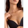 Woman’s Silvia Push-up Bra in Ultralight Microfiber(Black – Black)