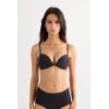 Woman’s Silvia Push-up Bra in Ultralight Microfiber(Black – Black)