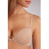 Woman’s Simona Lace Super Push-Up Bra(Natural – Honey Soft Beige)