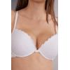 Woman’s Simona Lace Super Push-Up Bra(White – White)