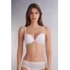 Woman’s Simona Lace Super Push-Up Bra(White – White)