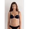 Woman’s Simona Super Push-up Bra in Silk(Black – Black)