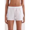 Woman’s Sophisticated Allure Linen Shorts