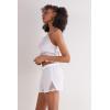 Woman’s Sophisticated Allure Linen Shorts