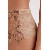 Woman’s Summer Glow High Waist Brazilian Hipster Panties(Natural – Honey/Caramel)