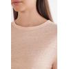 Woman’s The Pure Linen Short Sleeve Top in Linen(Pink – Blushing Pink)