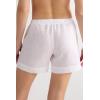 Woman’s The Pure Linen Shorts in Linen Fabric(White – White)