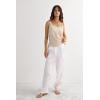 Woman’s The Pure Linen Tank Top in Linen(Natural – Beige Rope)