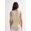 Woman’s The Pure Linen Tank Top in Linen(Natural – Beige Rope)