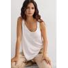 Woman’s The Pure Linen Tank Top in Linen(White – White)
