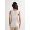 Woman’s The Pure Linen Tank Top in Linen(White – White)