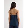 Woman’s The Pure Linen Top in Linen Fabric(Blue – Sailor Blue)