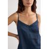 Woman’s The Pure Linen Top in Linen Fabric(Blue – Sailor Blue)