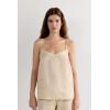 Woman’s The Pure Linen Top in Linen Fabric(Natural – Beige Rope)