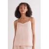 Woman’s The Pure Linen Top in Linen Fabric(Pink – Blushing Pink)