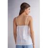 Woman’s The Pure Linen Top in Linen Fabric(White – White)