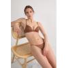 Woman’s Thong with Ultralight Microfiber Straps(Natural – Caramel Dark Beige)