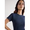 Woman’s Ultrafresh Cotton Short Sleeve Top(Blue – Intense Blue)