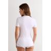 Woman’s Ultrafresh Cotton Short Sleeve Top(White – White)