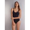 Woman’s Ultralight Cotton Tank Bodysuit(Black – Black)