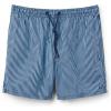 Man’s Blue Stripe Print Swim Trunks(Blue – Stampa Riga Blu Intenso Azzurro)