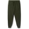 Man’s Full Length Cotton Sweatpants(Green – Military Green)