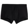 Man’s Microfiber Logo Boxer Shorts(Black – Black)