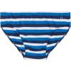 Man’s Stripe Print Swim Briefs(Blue – Riga Bianco/Blu)