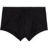 Man’s Superior Cotton Boxers with Logo(Black – Black)