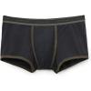 Man’s Superior Cotton Boxers with Logo(Black – Nero/Verde Militare)