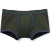 Man’s Superior Cotton Boxers with Logo(Blue – Verde Militare/Blu Ink Melange)