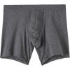 Man’s Superior Cotton Long Boxers(Dark Grey – Charcoal Grey Melange)